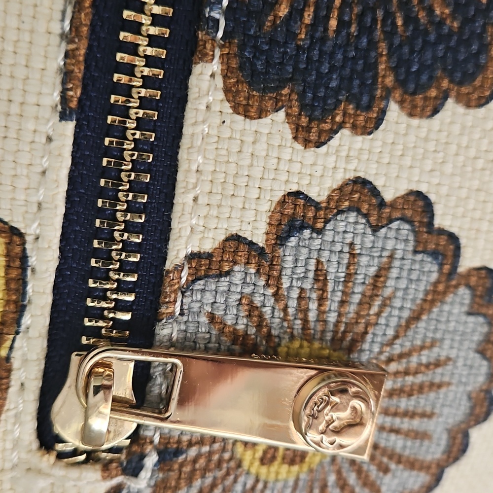 Spartina 449 Linen and leather Floral Shoulder bag - Picture 10 of 15